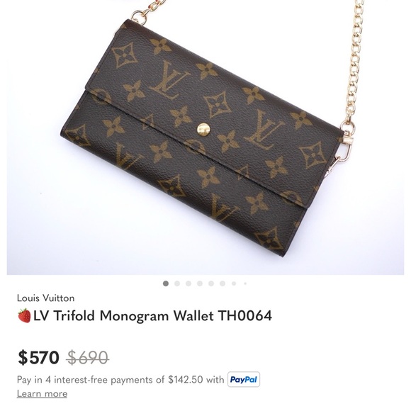 ✅AUTHENTIC LV ACCORDION LONG WALLET LOUIS VUITTON - Picture 2 of 14